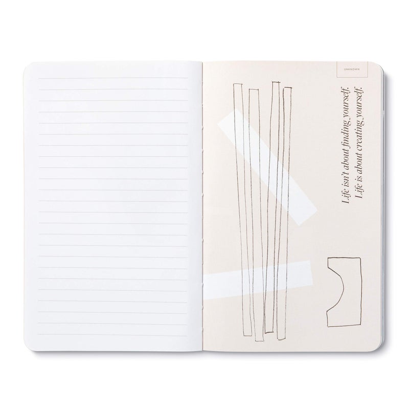 Compendium Softcover Journal - To exist is to changeâ€¦ to go on creating oneself endlessly. â€“ A Write Now Journal with 128 Lined Pages, 5â€³W x 8â€³H - Image 5